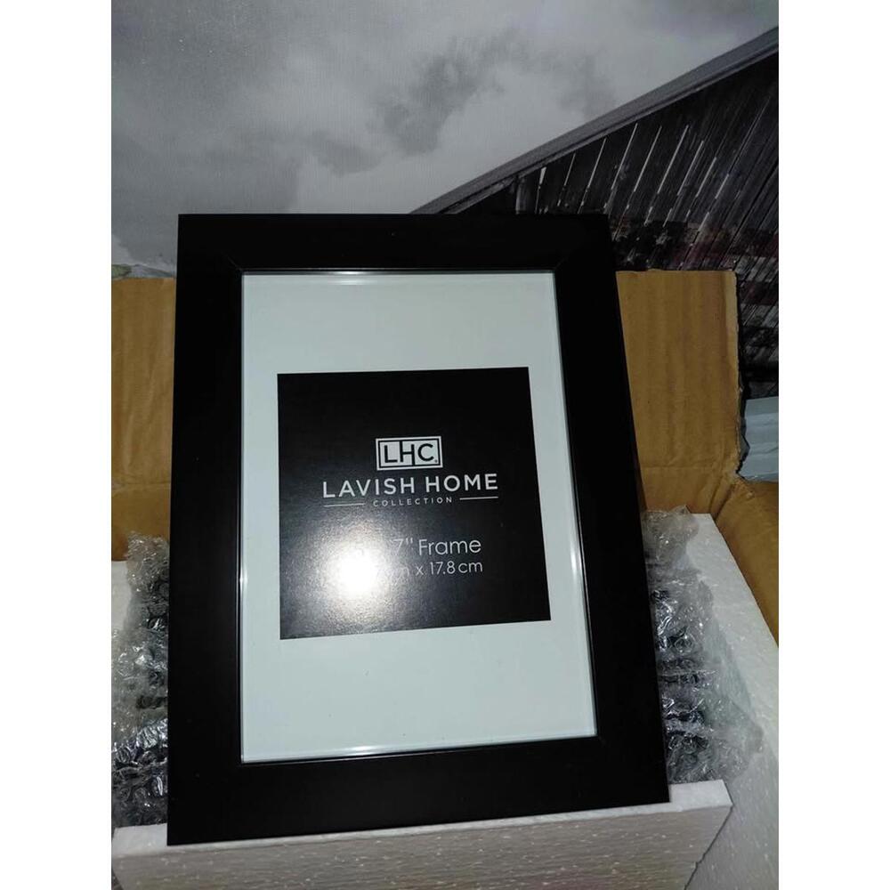 6 5x7 black picture frame